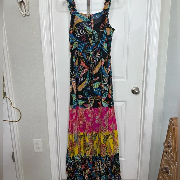 Johnny Was Mirko Tiered Maxi Dress - Picture 4 of 10